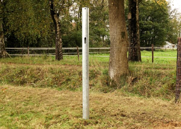 Gegalvaniseerde paal sluit
