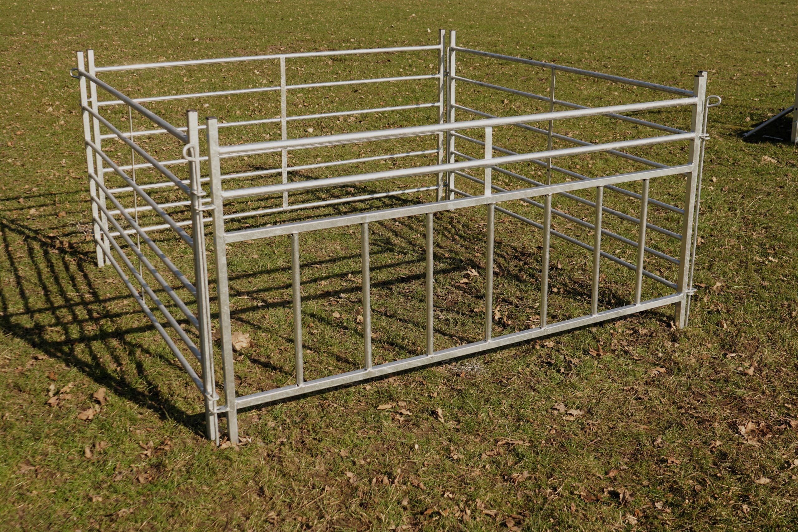 Vast doorkruiphek 183 cm incl. koppelpin