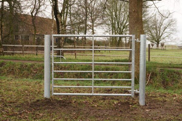 Weidepoort 7 spijlen super 152 cm